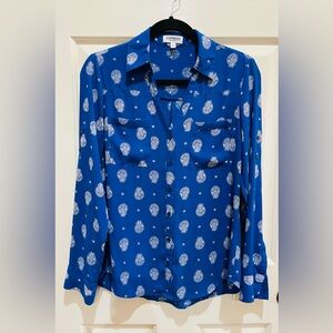 Express Portofino collared button down, size Small, 100% polyester